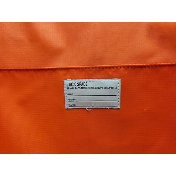 Jack Spade Greene Street Canvas Laptop Briefcase Messenger Bag Mens Brown Blue - Picture 4 of 12